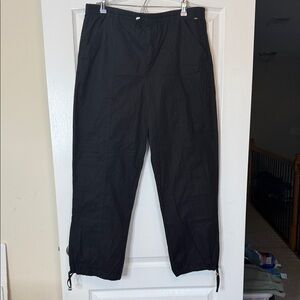 Guess Elein Cotton Parachute Pants Black XL